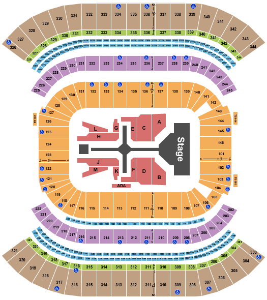 Nissan Stadium The Weeknd Seating Chart